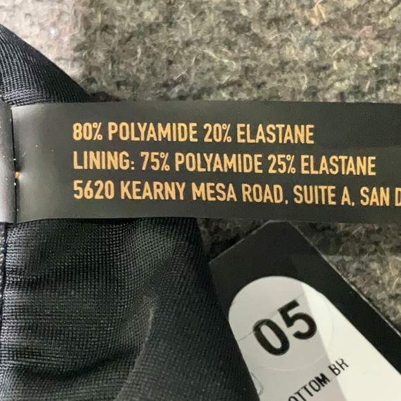 Vix Paula Hermanny Anik Black Bikini Bottom. NWT. Size Large - Picture 6 of 6